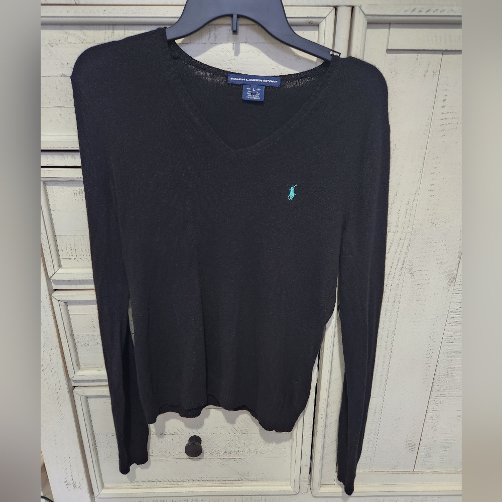 Ralph lauren sport v neck sweater